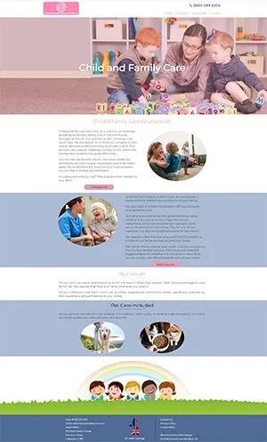 Child & Family Care UK  Website