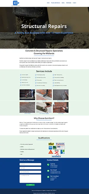 Gumthorn Structural Services Website