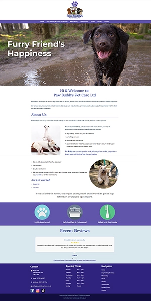 Paw Buddy Pet Care Website