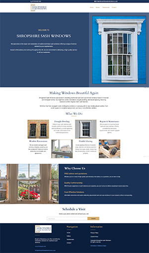 Shropshire Sash Windows Website