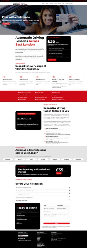 Biros driving Website